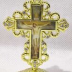 Gold Plated Car Cross – 4 Inch