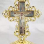 Gold Plated Car Cross – 4 Inch
