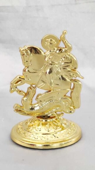 Gold Plated Car Dashboard Statue - 3 Inch