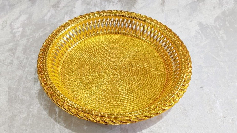 Gold color Plates - 10 Inch