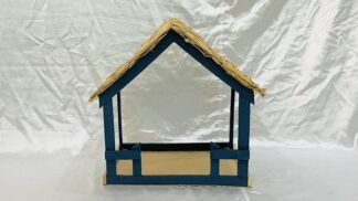 Buy 17*16 Inch Blue Crib House