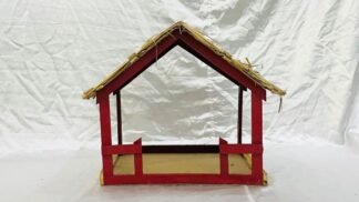 18*16 Inch Red Crib House