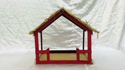18*16 Inch Red Crib House