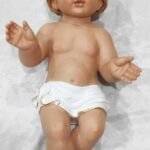 18.5 Inch Italian Poly Marble Baby Jesus Figure