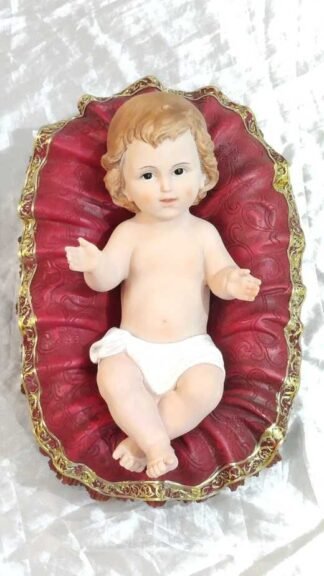 12 Inch Italian Polymarble Baby Jesus Figure