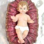7 Inch Italian Poly Marble Baby Jesus Figure