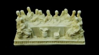 5*2.5 Inch Last Supper Poly Marble Statue