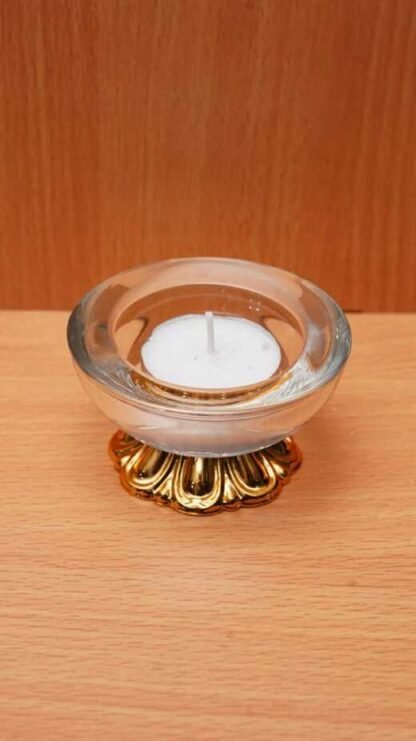 Buy 1.5 Inch Elegant Crystal Candle Stand