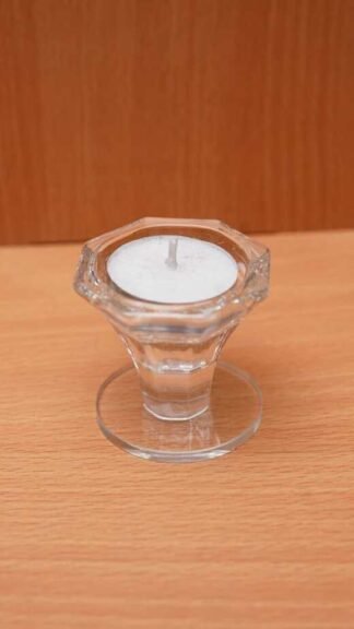 2 Inch Elegant Crystal Candle Stand