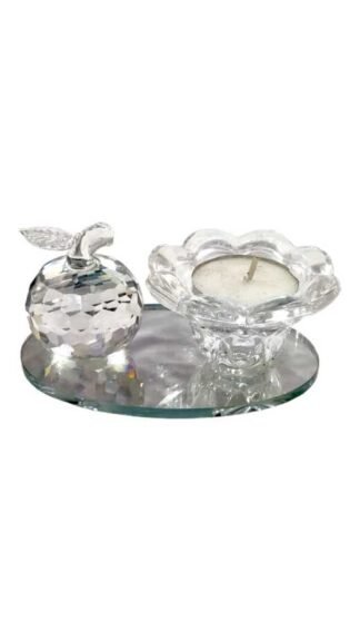 2 Inch Elegant Crystal Candle Stand