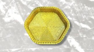 Gold color Plates - 9*9 Inch