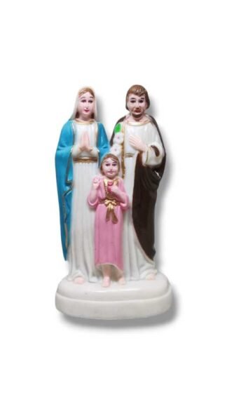 4 Inch Holy Family  Plastic Statue