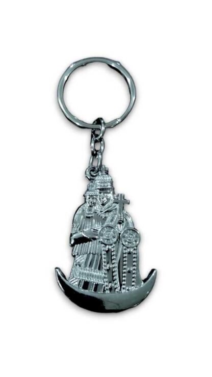 silver plated Keychain 4 Inch