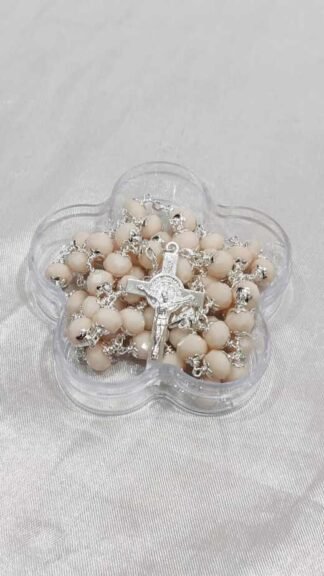 Elegant 8MM Opaque SP with Cup Chain Rosary