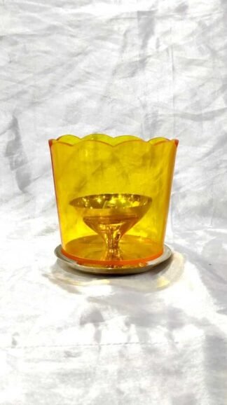 4 Inch Gold plated Oil lamp