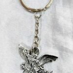 Silver Plated Religious Keychain – 4 Inch