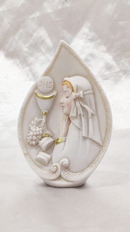 Italian Poly Marble Holy Communion Souvenir Statue (Copy) - Image 2