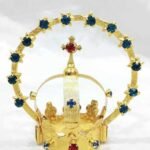 1.5 Inch Diameter Gold plated crown