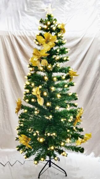 Slender Elegant LED Christmas Tree - 6 Feet