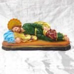 Sleeping Saint Joseph Poly Marble Statue – 11 Inch