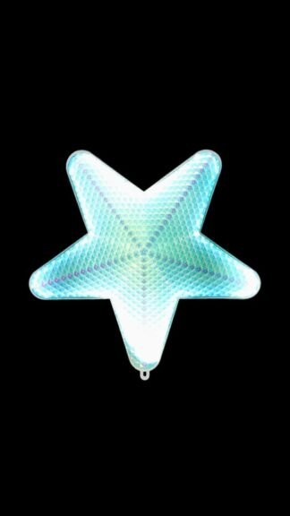 5 Legged Blue Color LED Christmas Star