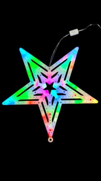 5 Cornered LED Christmas Star