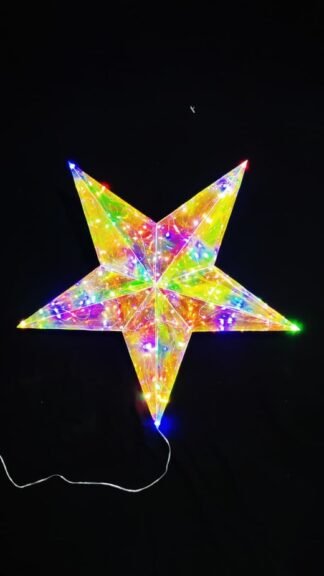 5 Legged Premium Color LED Christmas Star