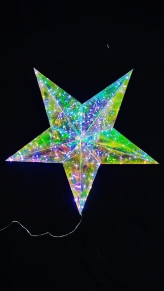 5 Legged Premium Color LED Christmas Star