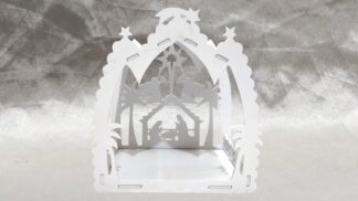 16 Inch White Crib House