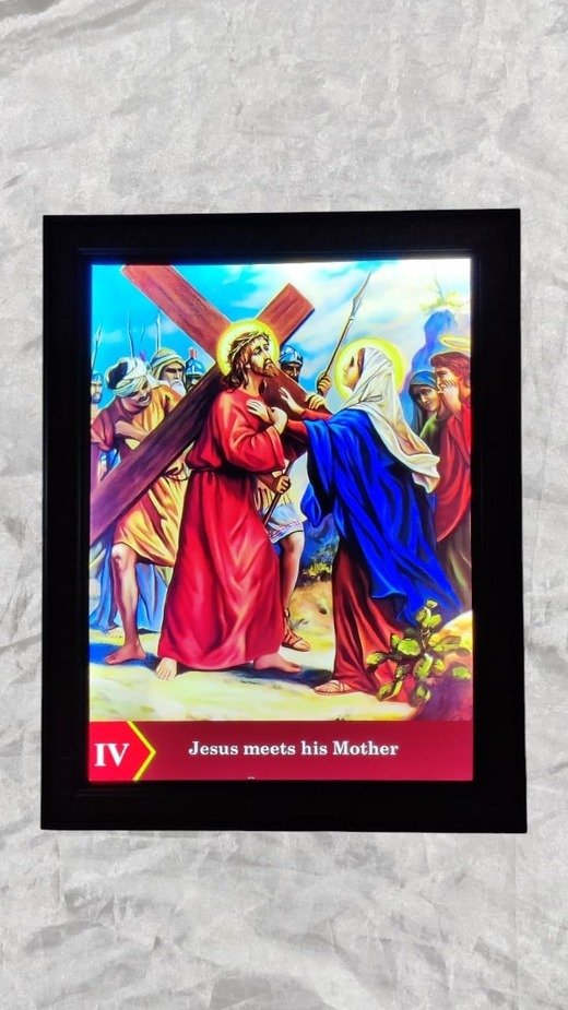 Led Way of the Cross Photo Frame - 18x14 Inch - Image 2