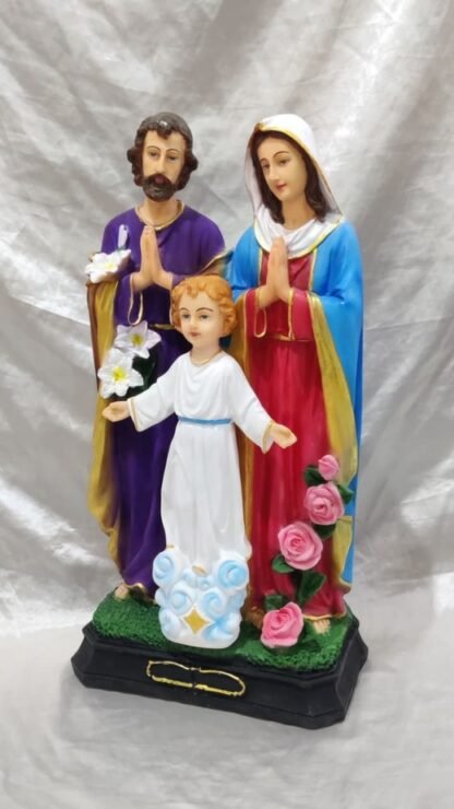 Poly Marble Holy Family Statue - 19 Inch - Image 2