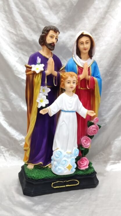 Poly Marble Holy Family Statue - 19 Inch - Image 3