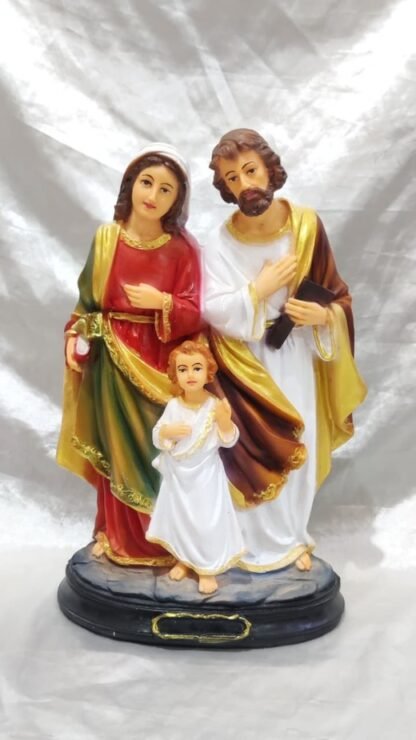 Poly Marble Holy Family Statue - 1 Feet
