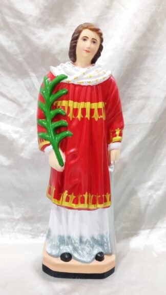 St. Lawrence Poly Marble Statue - 18 Inch