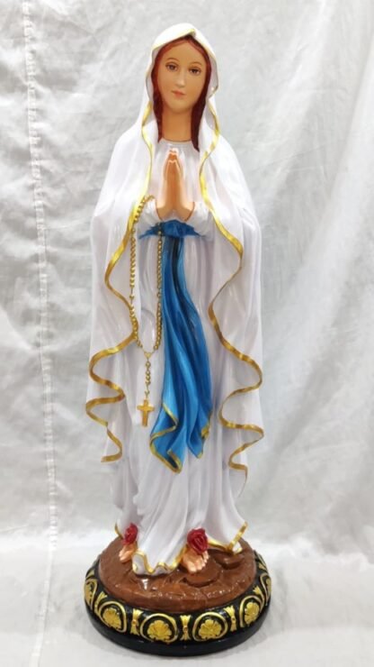 Fiber Our Lady Of Lourdes Statue - 3 Feet
