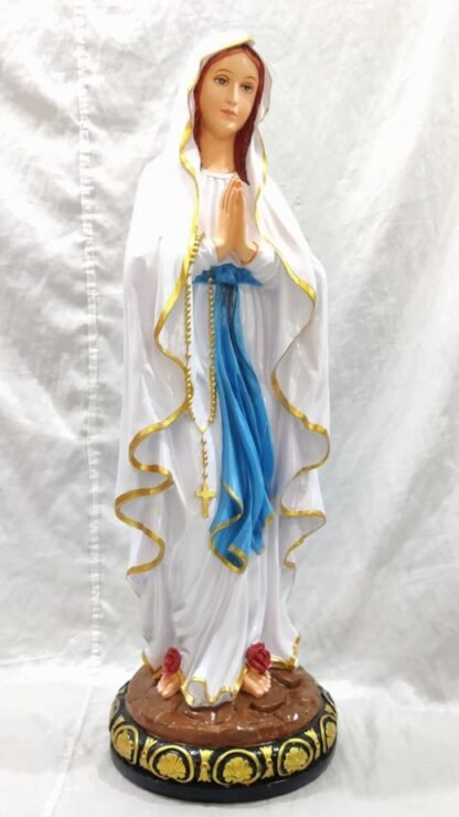 Fiber Our Lady Of Lourdes Statue - 3 Feet - Image 3