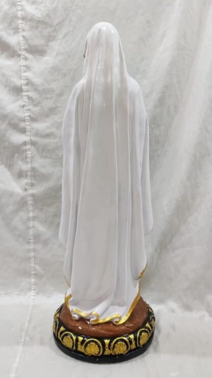 Fiber Our Lady Of Lourdes Statue - 3 Feet - Image 4