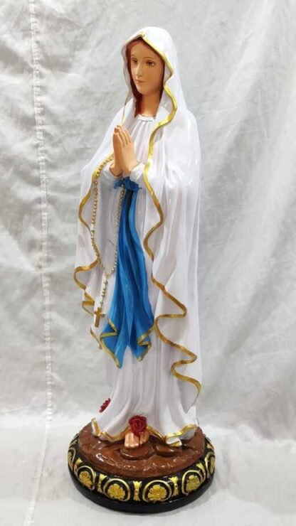 Fiber Our Lady Of Lourdes Statue - 3 Feet - Image 2