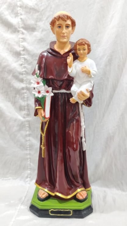 Fiber Saint Antony Devotional Statue - 3 Feet
