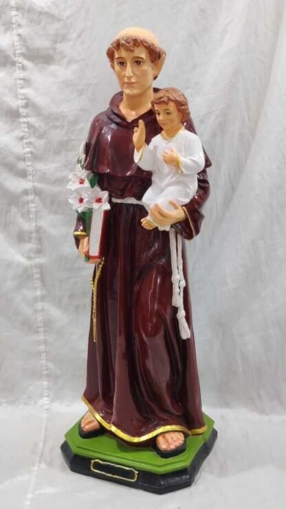 Fiber Saint Antony Devotional Statue - 3 Feet - Image 4