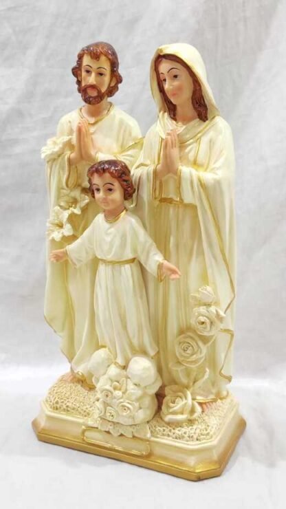 Poly Marble Holy Family Statue - 18 Inch - Image 5