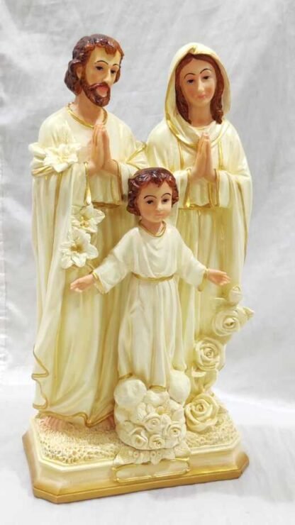 Poly Marble Holy Family Statue - 18 Inch - Image 4