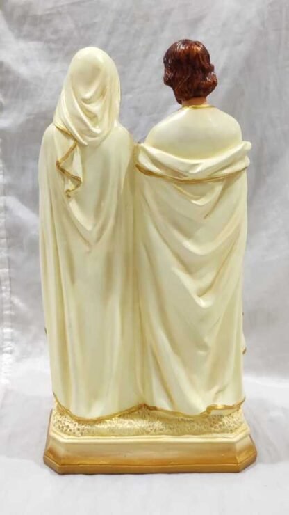 Poly Marble Holy Family Statue - 18 Inch - Image 3