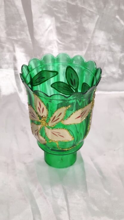 Green Colored Fiber Globe - 6 Inch - Image 3