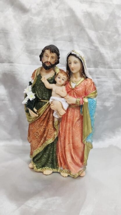 Poly Marble Holy Family Statue - 6 Inch - Image 2