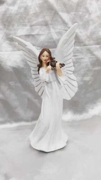 Angel Poly Marble Statue - 6 Inch
