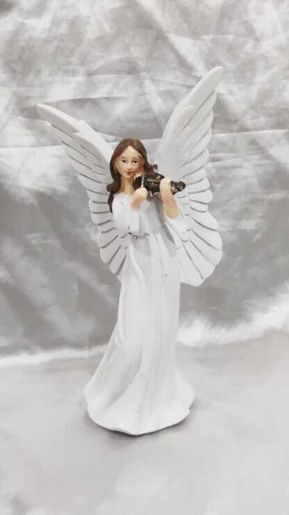 Angel Poly Marble Statue - 6 Inch