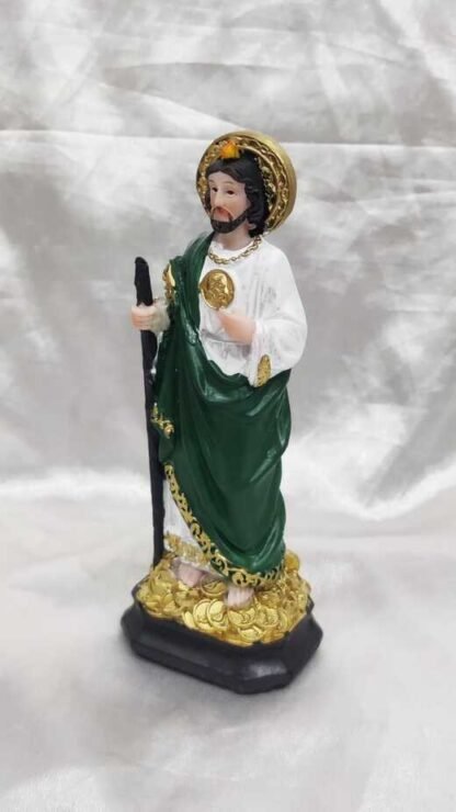 Poly Marble St Jude Statue - 5 Inch - Image 2