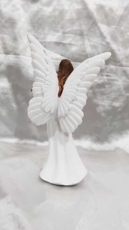 Angel Poly Marble Statue - 6 Inch - Image 5