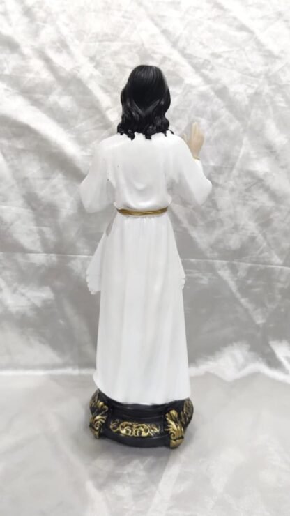Poly Marble White Divine Mercy Statue - 1 Feet - Image 5